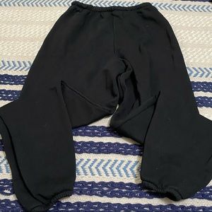 Joah Brown Oversized  Black Jogger Pants
